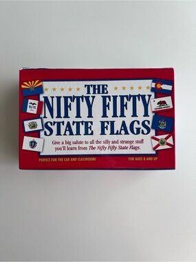 The Nifty Fifty United States State Flags Learning Card